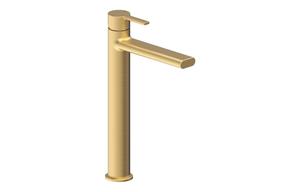 Evolution Tall Basin Mixer - Brushed Brass